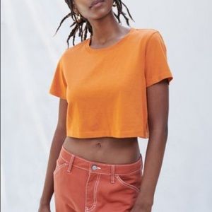 Brand New Out From Under Cropped Burnout Tee